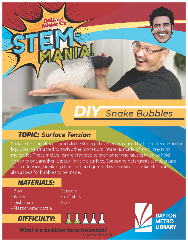 Snake Bubbles Activity Sheet